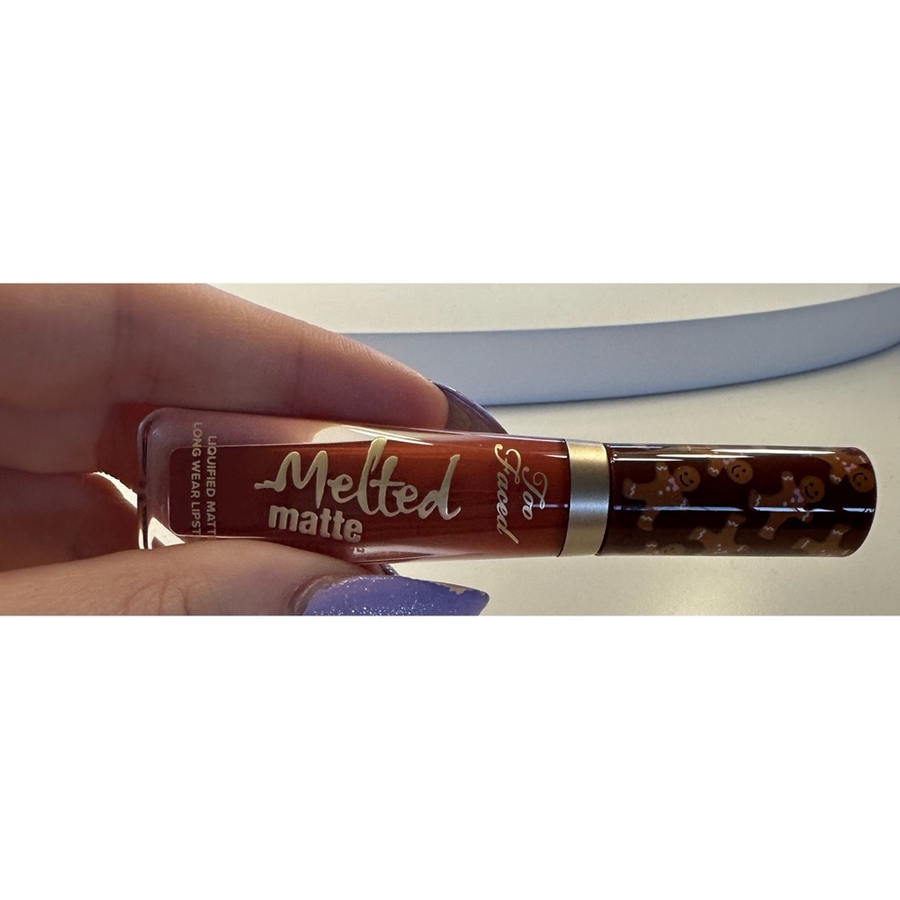Too Faced Melted Matte in Gingerbread Man